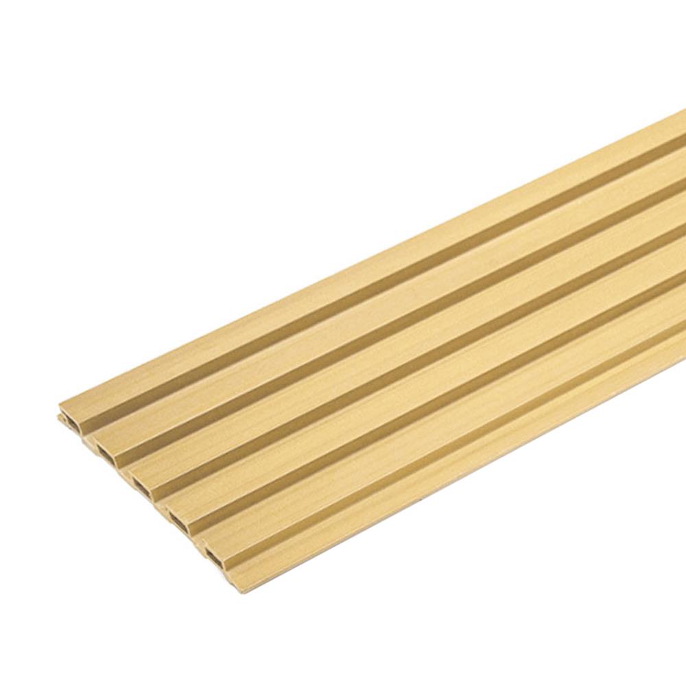 ไม้ผนังภายใน WPC WATSADUNIYOM 15.9X1.0X280 ซม. สีเมเปิ้ล (แพ็ก 3 ชิ้น)