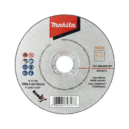 แผ่นตัดเหล็ก MAKITA D-77148 4 นิ้ว INOX_0