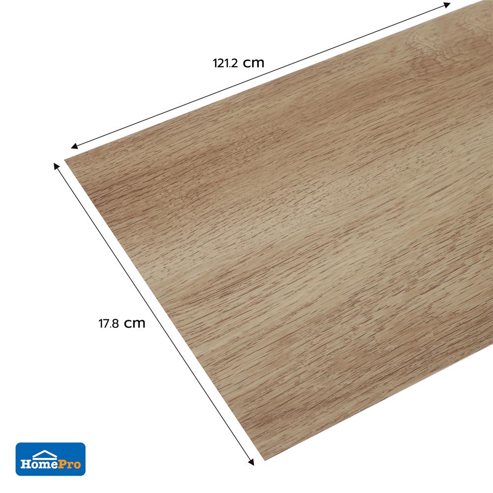 พื้น SPC CROBERN 4 มม. 2.68 ตร.ม. สี NE GREY TEAK (แพ็ก 12 ชิ้น)
