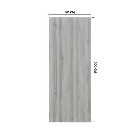 ประตูภายใน HPL METRO 3358 DAWN 80X200 ซม. สีเทา ไม่เจาะลูกบิด_3