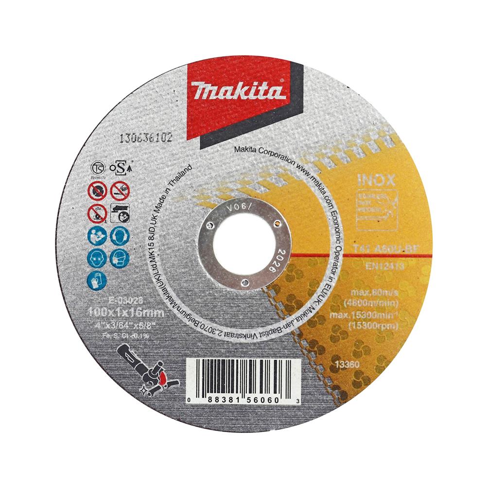 แผ่นตัดเหล็ก MAKITA E-03028 4 นิ้วX1 มม.