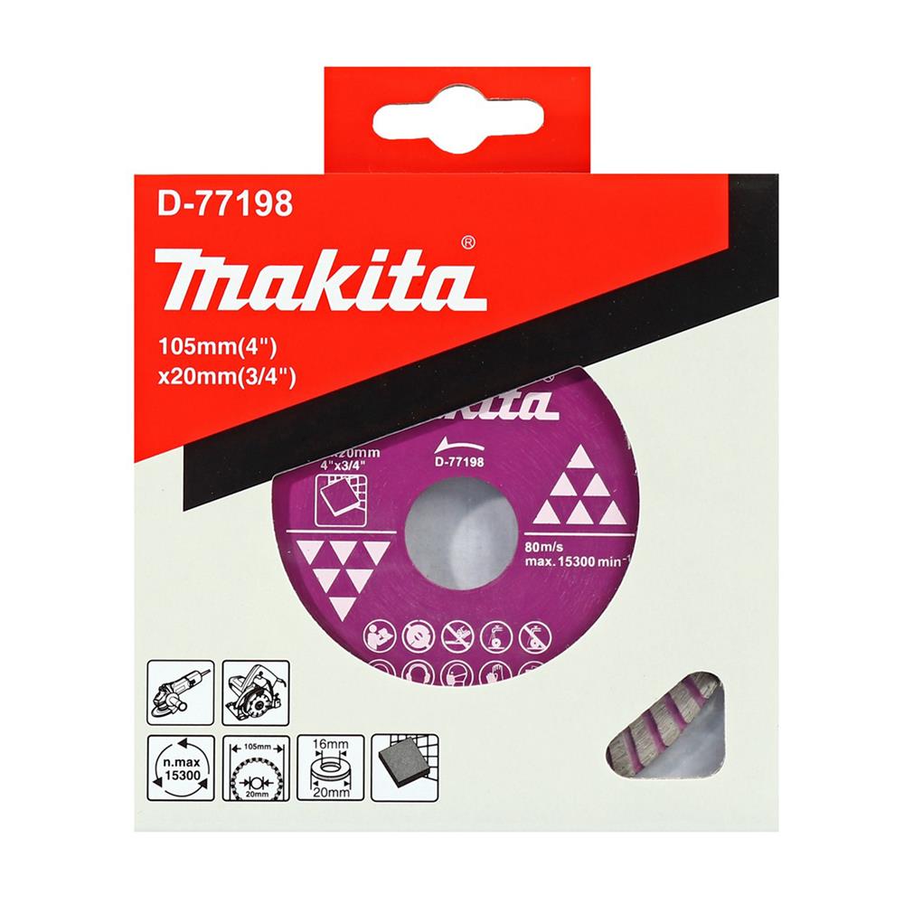 ใบตัดเพชร MAKITA D-77198 4 นิ้ว 1.2 มม.