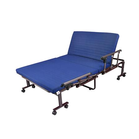 เตียงพับพร้อม TOPPER THAIBULL OLT247-80B 80X190X46 ซม. สีน้ำเงิน