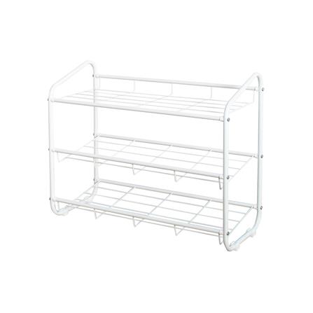 ชั้นวางรองเท้า 3 ชั้น STACKO RACKII 70x30x55 ซม. สีขาว