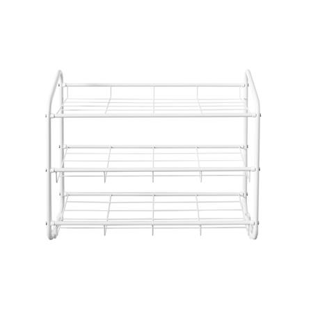 ชั้นวางรองเท้า 3 ชั้น STACKO RACKII 70x30x55 ซม. สีขาว_2