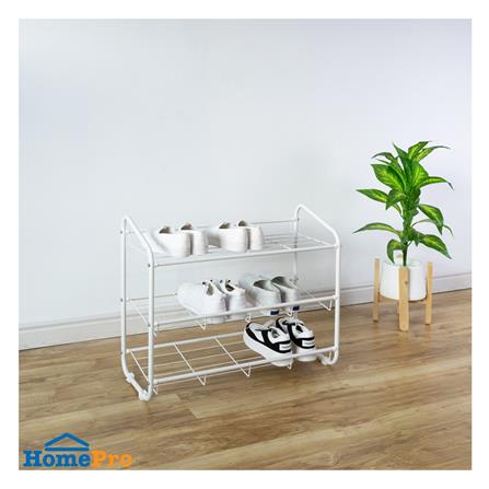 ชั้นวางรองเท้า 3 ชั้น STACKO RACKII 70x30x55 ซม. สีขาว_6