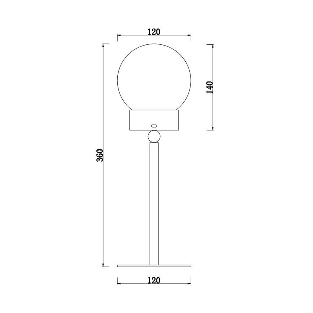 ไฟตั้งโต๊ะ LED CARINI T231007 3 วัตต์ สีขาว
