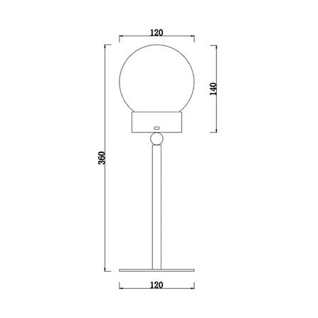ไฟตั้งโต๊ะ LED CARINI T231007 3 วัตต์ สีขาว_9