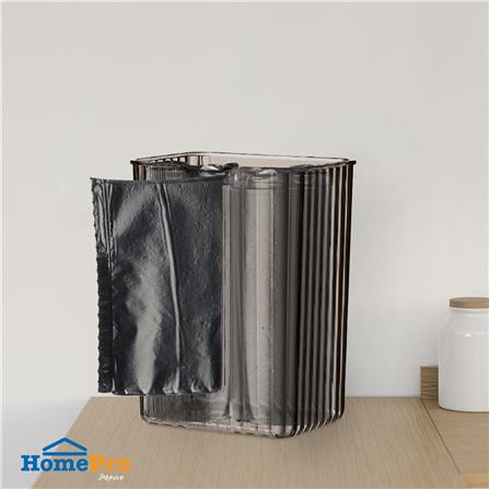 อุปกรณ์จัดเก็บถุงขยะทรงเหลี่ยม ACCO KLEAR สีเทา/ใส_6