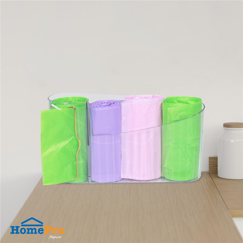 อุปกรณ์จัดเก็บถุงขยะเหลี่ยม ACCO KLEAR สีใส