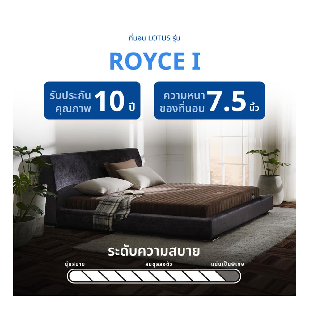ที่นอน 6 ฟุต LOTUS ROYCE