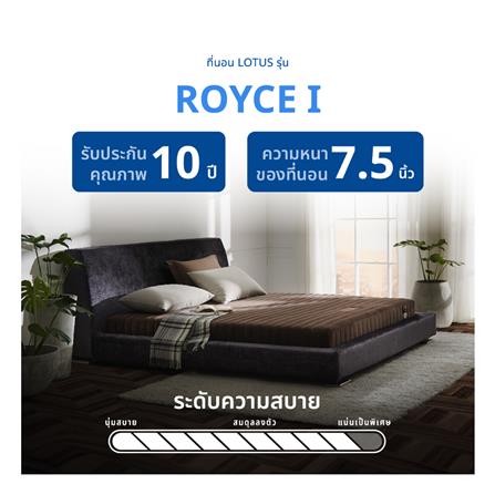 ที่นอนไฮบริด 6 ฟุต LOTUS รุ่น ROYCE พร้อมชุดเครื่องนอน 11 ชิ้น_13