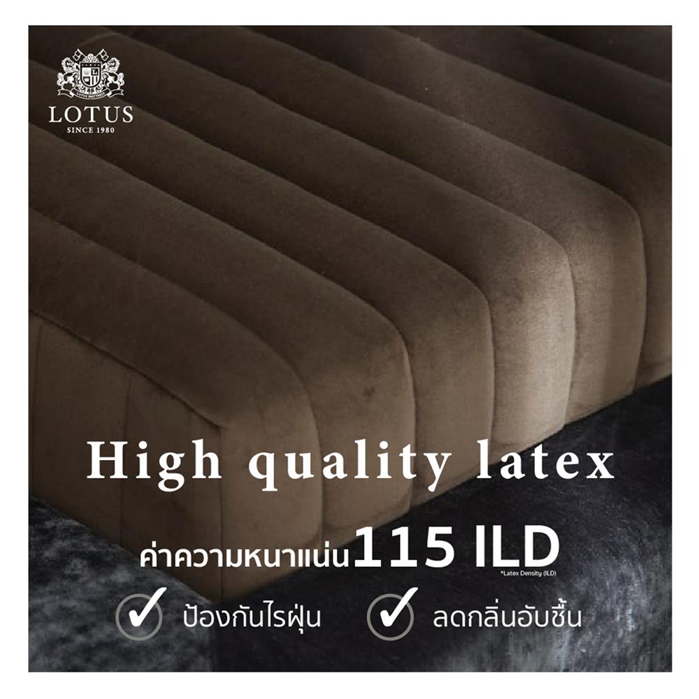 ที่นอนไฮบริด 5 ฟุต LOTUS รุ่น ROYCE พร้อมชุดเครื่องนอน 11 ชิ้น