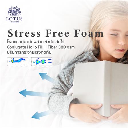 ที่นอน 5 ฟุต LOTUS ROYCE II (พร้อมชุดเครื่องนอน 11 ชิ้น)_4