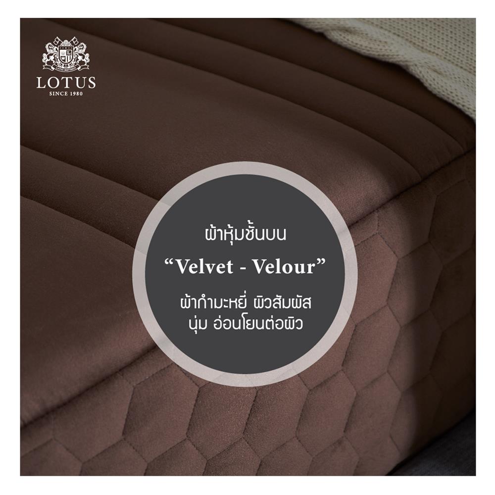ที่นอนไฮบริด 3.5 ฟุต LOTUS รุ่น ROYCE III พร้อมชุดเครื่องนอน 7 ชิ้น