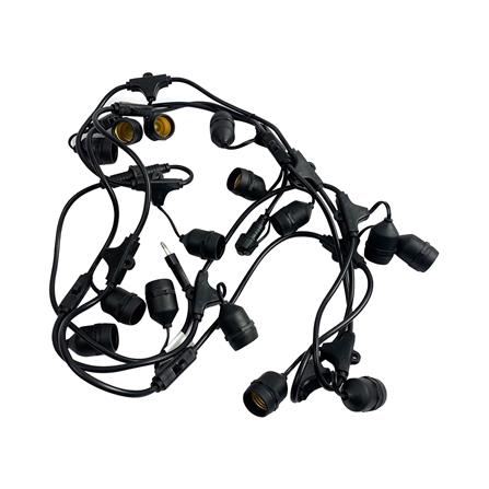 ขั้วกันน้ำสายไฟระย้า BEC PARTY VCT 2x1 ตร.มม. 5 ม. 15 ขั้ว_0