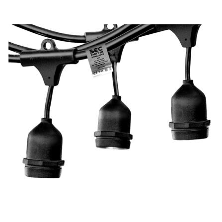 ขั้วกันน้ำสายไฟระย้า BEC PARTY VCT 2x1 ตร.มม. 5 ม. 15 ขั้ว_1