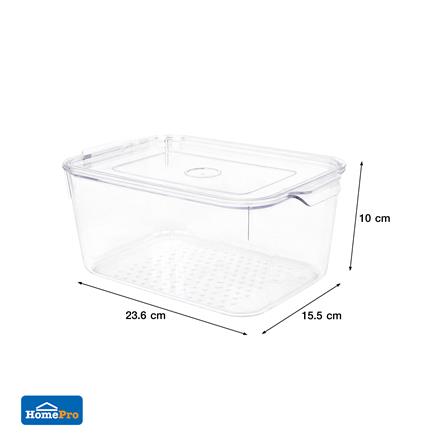 กล่องจัดเก็บในตู้เย็น KECH SNOWY 15.5x23.6x10 ซม._8