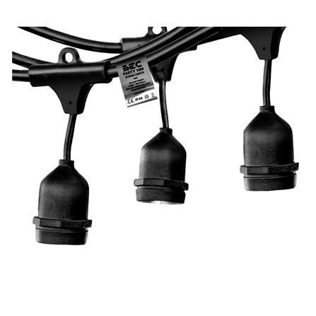 ขั้วกันน้ำสายไฟระย้า BEC PARTY VCT 2x1 ตร.มม. 10 ม. 30 ขั้ว_1