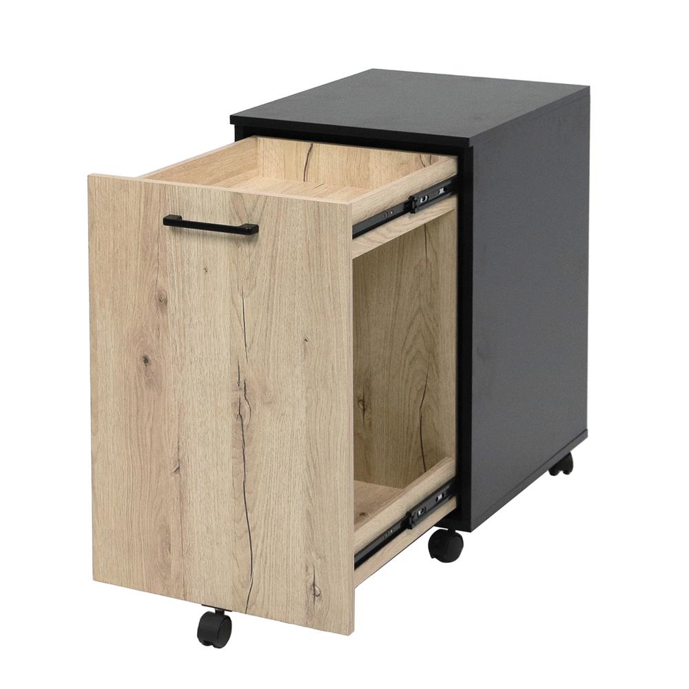 ตู้ลิ้นชัก FURDINI HUNTER DR-N2303 สีโอ๊ค/ดำ