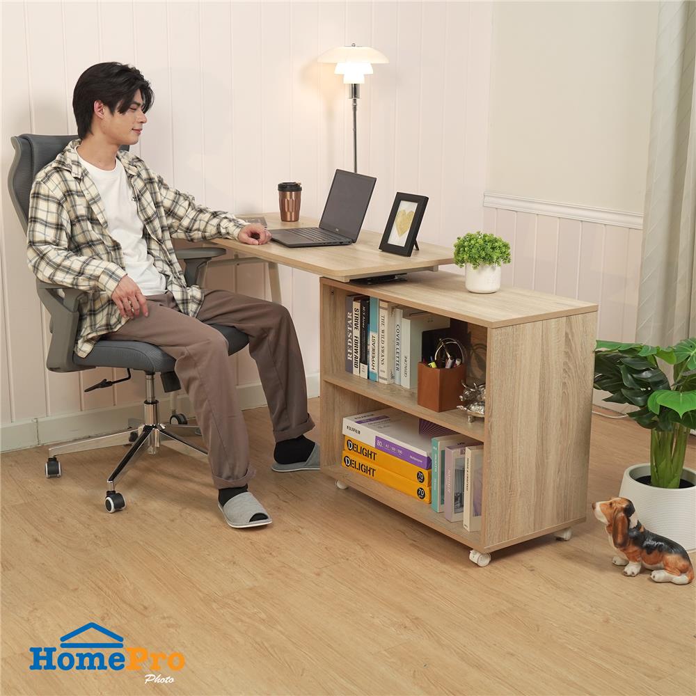 โต๊ะทำงาน FURDINI WALLER CT-3366UM สีไลท์โอ๊ค