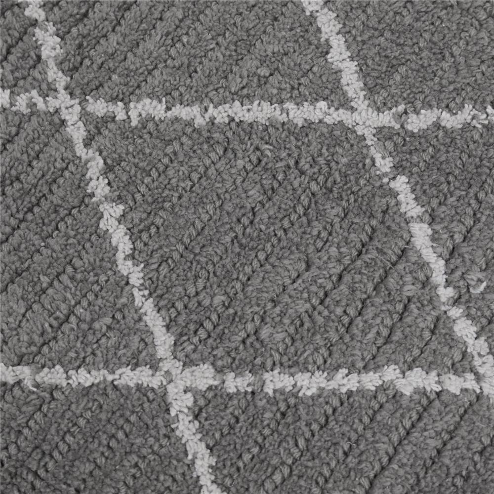 พรม HOME LIVING STYLE KIRIN 45X70 ซม. สีเทาเข้ม