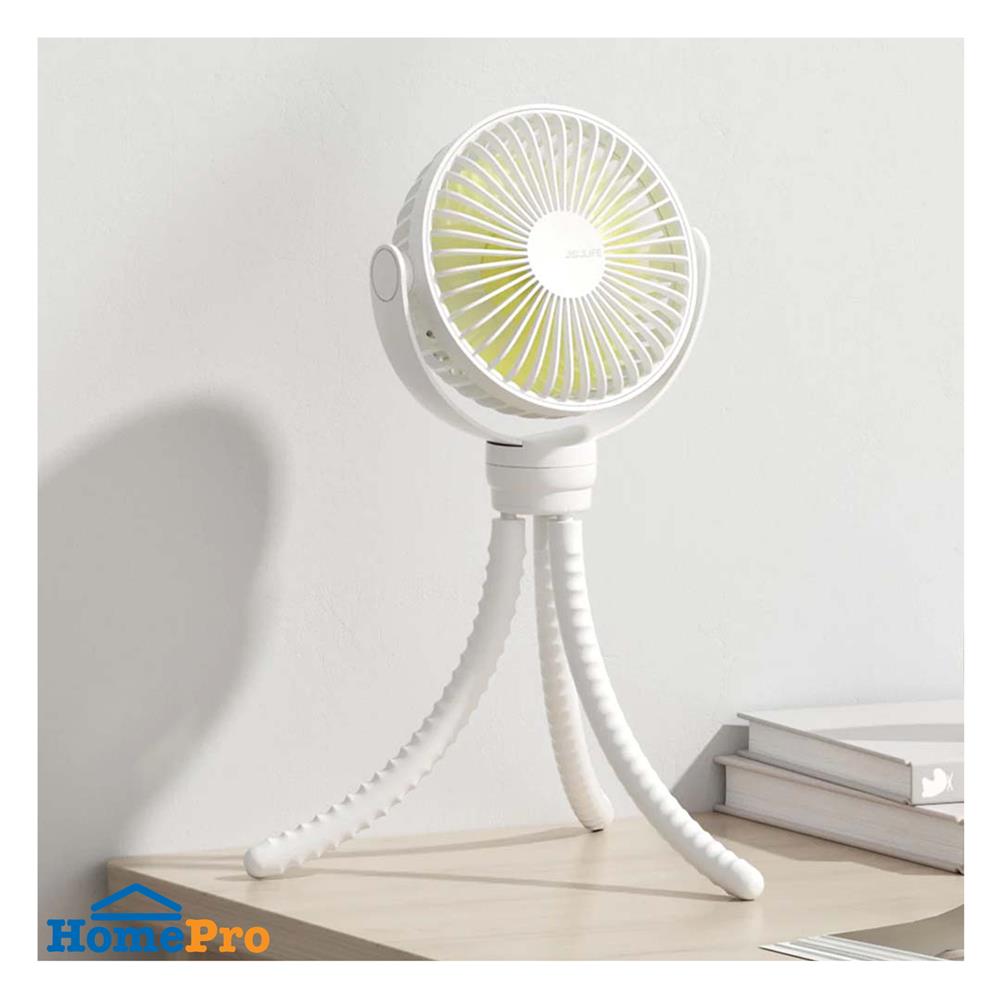 พัดลมพกพา 3.5 นิ้ว JISULIFE JSL FA40A สีขาว