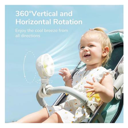 พัดลมพกพา 3.5 นิ้ว JISULIFE JSL FA40A สีขาว_4