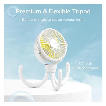 พัดลมพกพา 3.5 นิ้ว JISULIFE JSL FA40A สีขาว_6