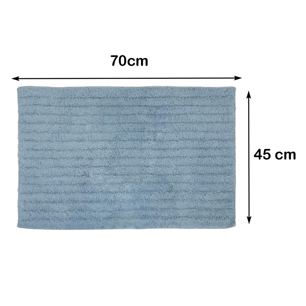 พรม HOME LIVING STYLE PLAIN 45X70 ซม. สีฟ้า