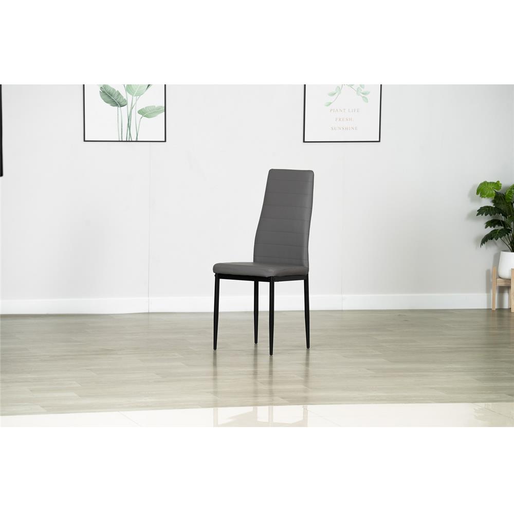 เก้าอี้ห้องอาหาร AS FURNITURE GILDO สีเทา