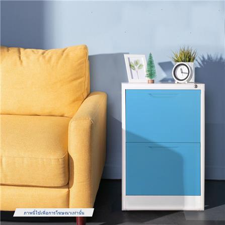 ตู้ลิ้นชักเหล็ก 2 ลิ้นชัก KIOSK HF-2 สีขาว_5