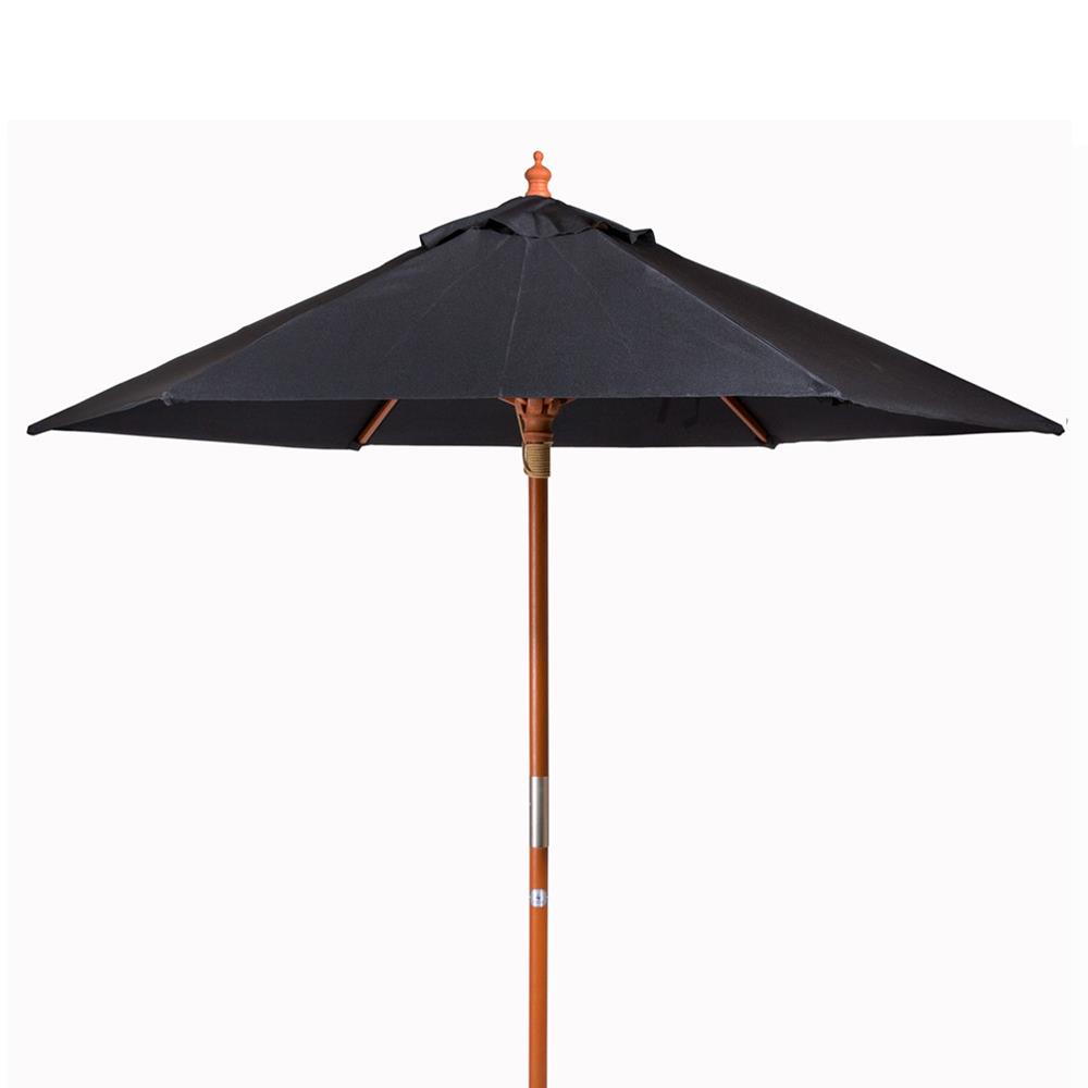 ร่มสนามกลม IVY WOOD 2.1 ม. สีดำ