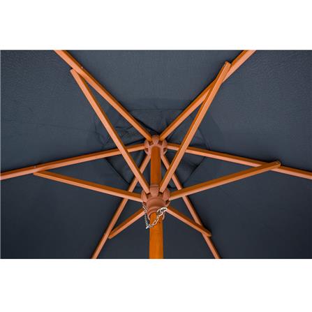 ร่มสนามกลม IVY WOOD 2.1 ม. สีดำ_2