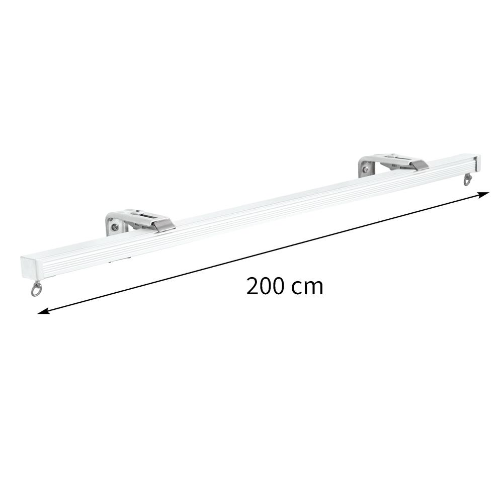 รางอะลูมิเนียม HOME LIVING STYLE A-MAX 200 ซม. สีขาว