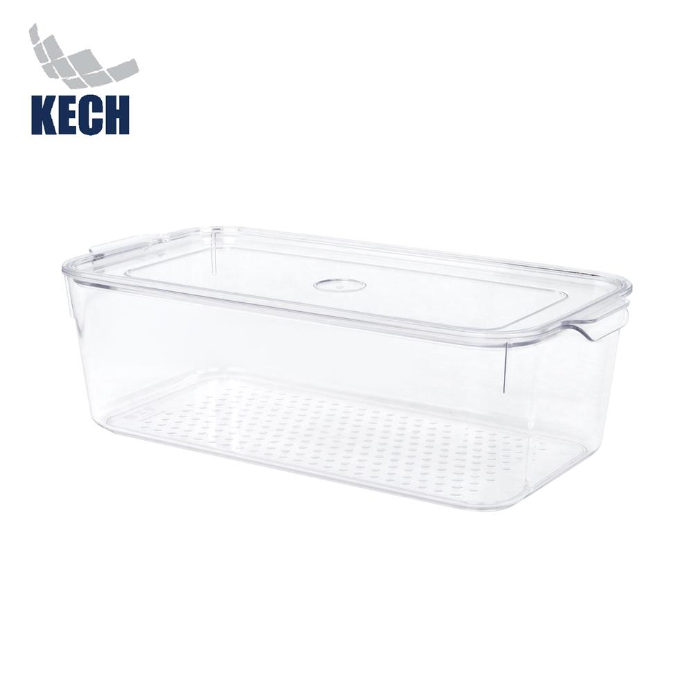 กล่องจัดเก็บในตู้เย็น KECH SNOWY 16.5x33.5x10 ซม._0