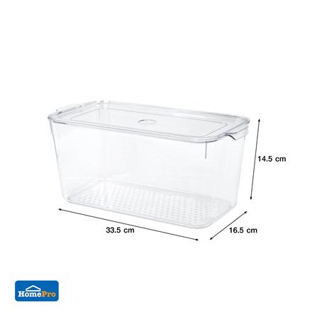 กล่องจัดเก็บในตู้เย็น KECH SNOWY 16.5x33.5x14.5 ซม._8