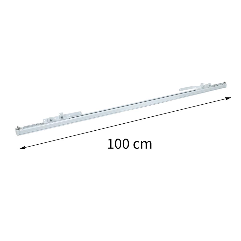 รางอะลูมิเนียม HOME LIVING STYLE A-MAX 100 ซม. สีขาว