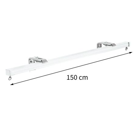 รางอะลูมิเนียม HOME LIVING STYLE A-MAX 150 ซม. สีขาว_5