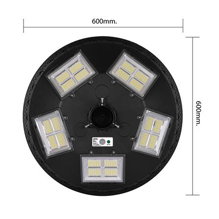 ไฟสนาม SOLAR LAMPTAN BRILUX 500 วัตต์ WARM WHITE สีดำ_5