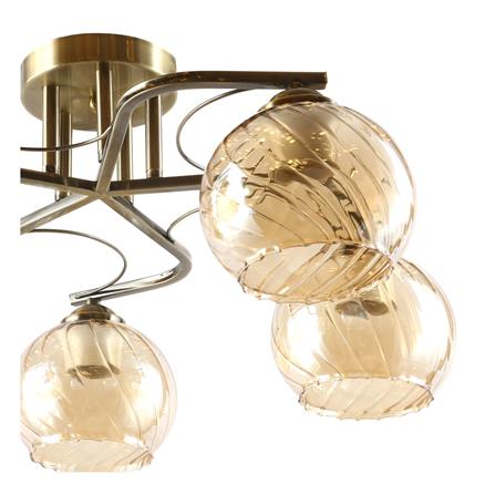 ไฟถาด NEOLIGHT 19137-5AB สีทองรมดำ/ชา 5 หัว_1