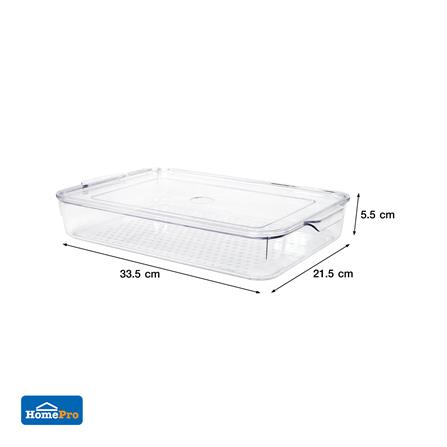 กล่องจัดเก็บในตู้เย็น KECH SNOWY 21.5x33.5x5.5 ซม._8