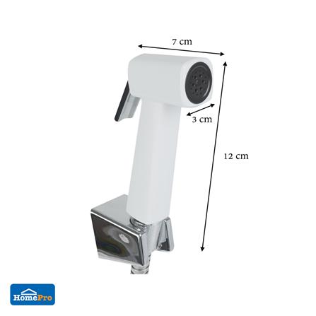 สายฉีดชำระครบชุด MOYA AA27SET สีขาว-โครม_5