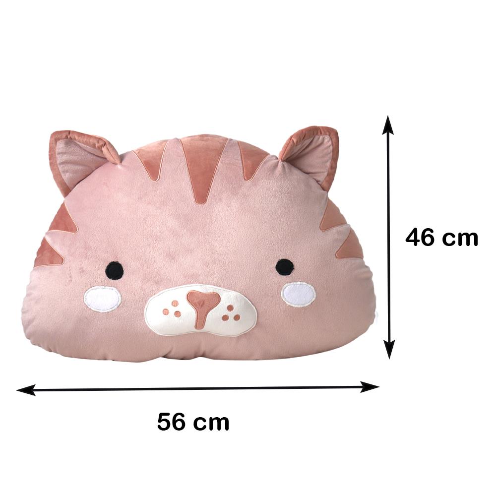 หมอนอิง HOME LIVING STYLE CAT-GIFT 18X22 นิ้ว สีชมพู