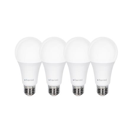 หลอด LED CARINI A65 ECOLIFE 13 วัตต์ WARM WHITE E27 แพ็ก 4 ชิ้น_0