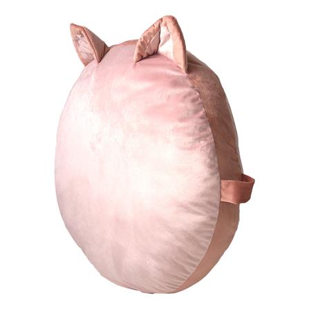หมอนอิงกลม HOME LIVING STYLE CAT-GIFT 24X24 นิ้ว สีชมพู_2