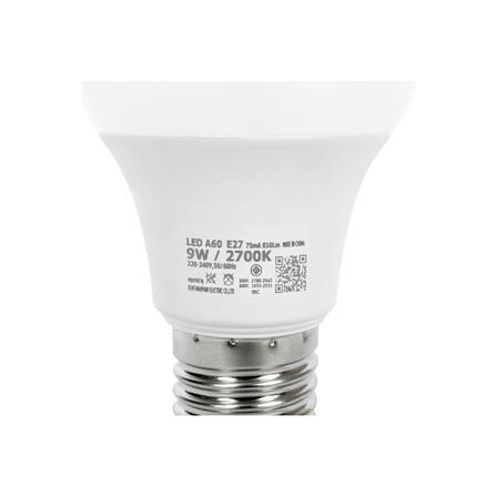 หลอด LED CARINI A60 ECOLIFE 9 วัตต์ WARM WHITE E27 แพ็ก 4 ชิ้น_7