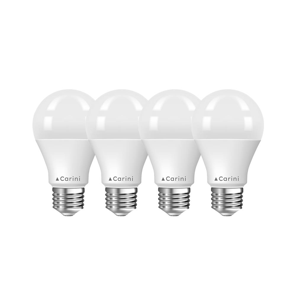 หลอด LED CARINI A60 ECOLIFE 7 วัตต์ DAYLIGHT E27 แพ็ก 4 ชิ้น