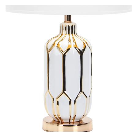 ไฟตั้งโต๊ะ CARINI F4675 สีขาว/ทอง_2