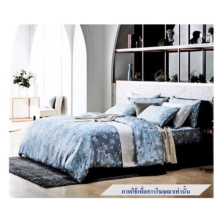 ผ้าปูที่นอน 6 ฟุต OMAZZ PRINT สี BLUE_0